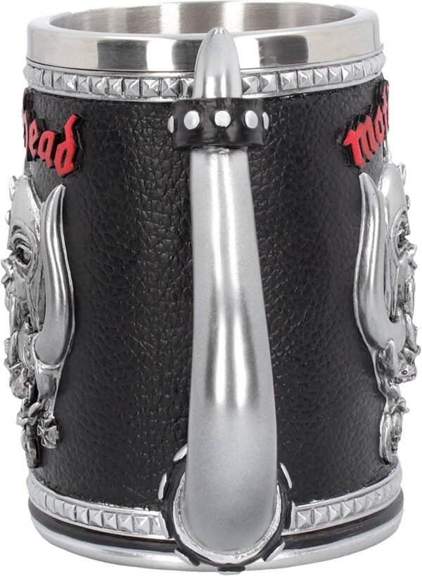 Magicun N.Giftware~Motorhead Tankard Mug 14cm Black, Resin w/Stainless Steel Insert
