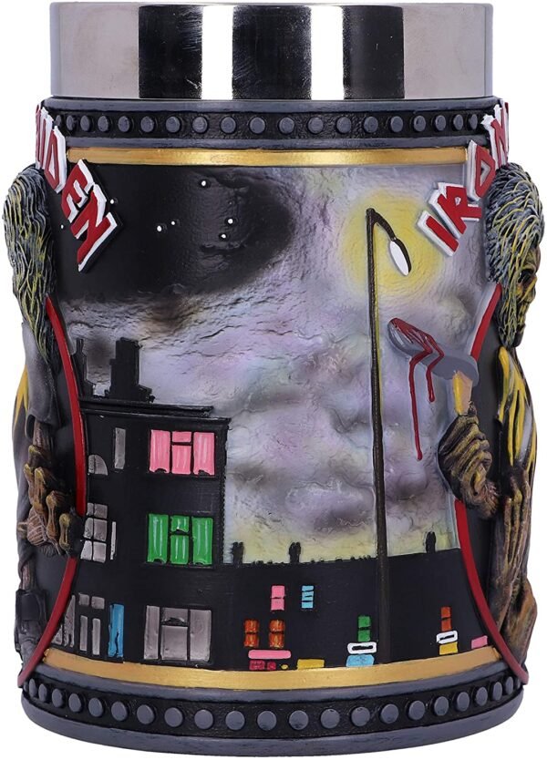 Band Merchandise~ Officially Licensed Iron Maiden The Killers Eddie Album Tankard, Black, 15.5cm