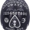 Wiccan Collection~Spirit Ouija Talking Board Skull Ornament, Black, 20cm