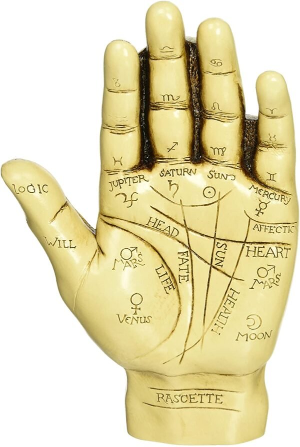 Magic  Collection~Design Toscano PD9903 The Palmistry Hand Sculpture,ancient ivory