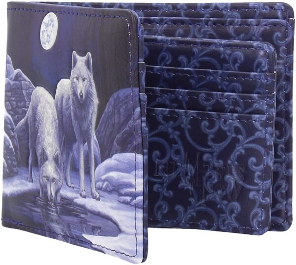Artist Collections~ Warriors of Winter Lisa Parker Wallet 10cm Blue, PU