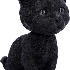 Animal Collection~ Bob Cat 16.5cm, Resin, Black, One Size