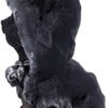 Dark Collection~Amara Grim Reaper Fline Cat Figurine, Black, 10.2cm