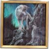 Artist Collections~ Lisa Parker Wolves Kinetic Picture 43cm, PVC Board, PS Frame, Paper, Black