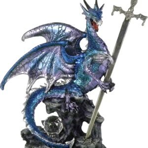 Fantasy Collection~ Sword of the Dragon Letter Opener 23cm Blue