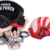 Band Merchandise~ Officially Licensed Five Finger Death Punch Mascot Skull Box, Bone, 18cm