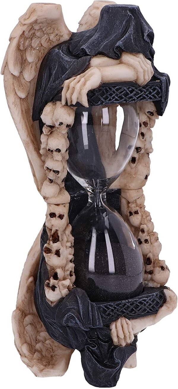 Dark Collection~Sleeps Double Grim Reaper Sand Timer, Black, 19cm