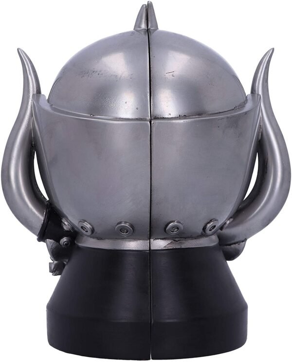 Magicun N.Giftware~Offically Licensed Motorhead Warpig Snaggletooth Bookends, 18cm, Silver