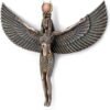 Magic  Collection~Egyptian Goddess Isis Spreading Wings Wall Plaque 11.8" Tall
