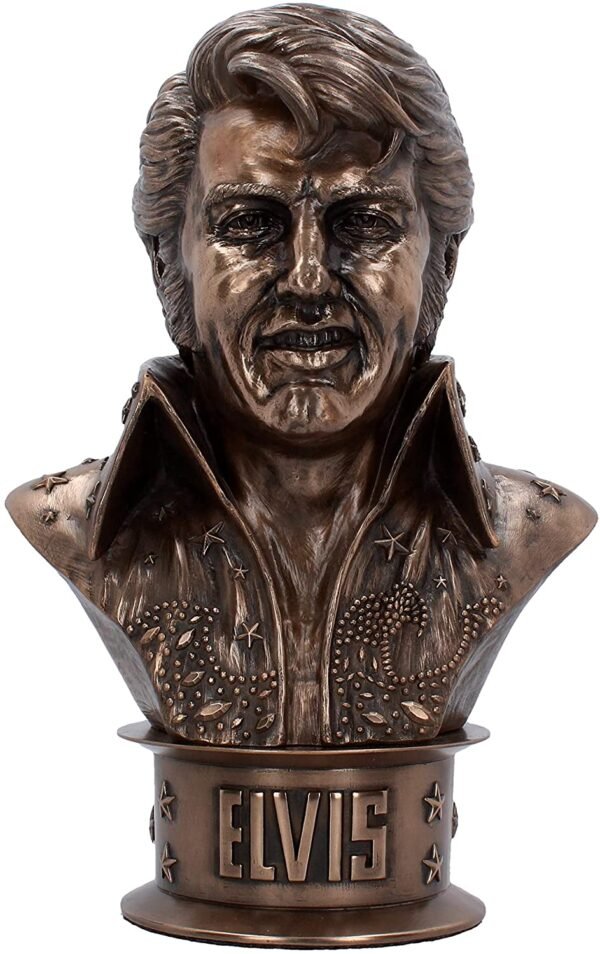 Magicun N.Giftware~Bronze Elvis Bust Figurine 33cm, us:one Size