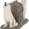 Animal Collection~ Wardens of The North Bookends 20.3cm White, Resin