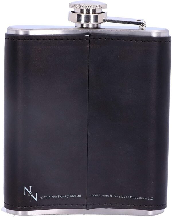 Magicun N.Giftware~B4878P9 Pink Floyd Dark Side of the Moon Hip Flask, Resin w. Stainless Steel