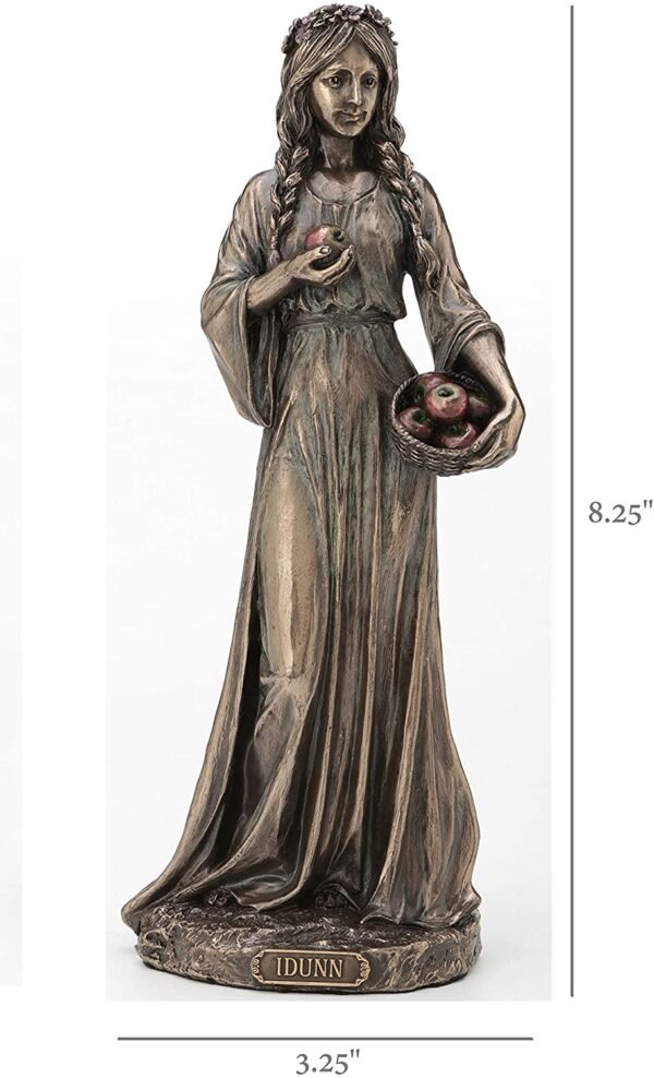 Magic  Collection~Bronze Finish Idunn Norse Goddess of Spring and Youth Statue