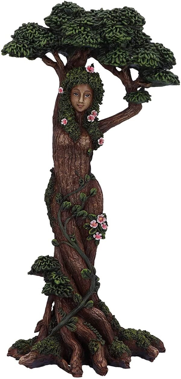 Light Collection~Mother Nature Female Tree Spirit Woodland Figurine Ornament, Brown, 30.7cm