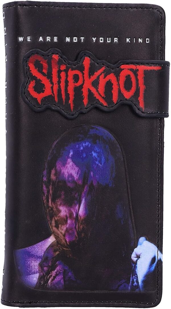 Magicun N.Giftware~Officially Licensed Slipknot We are Not Your Kind Album Embossed Purse, One Size, Black