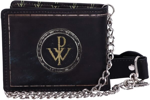 Band Merchandise~ Officially Licensed Powerwolf Kiss of The Cobra King Embossed Wallet, Black, 11cm