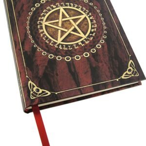Wiccan Collection~Spell Book Red Journal 17cm, Coated, Wood Free Paper