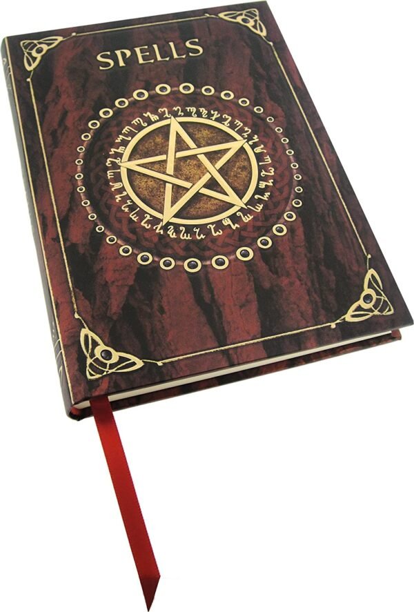 Wiccan Collection~Spell Book Red Journal 17cm, Coated, Wood Free Paper