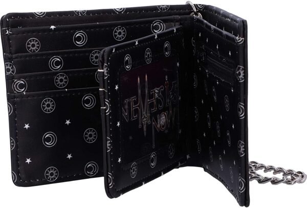 Wiccan Collection~Spirit Board Embossed Purse Ouija Wallet Black 18.5cm, 11cm