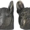 Magic  Collection~Creative Co-op Resin Antique Bronze Dog, Set of 2 Bookends