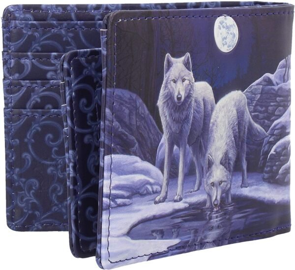 Artist Collections~ Warriors of Winter Lisa Parker Wallet 10cm Blue, PU