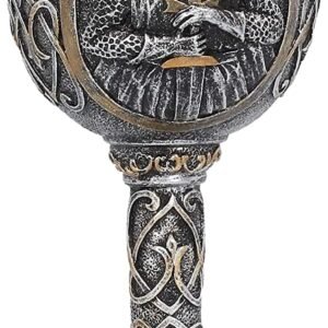 Magicun N.Giftware~Armoured Goblet Goblet 22cm Grey