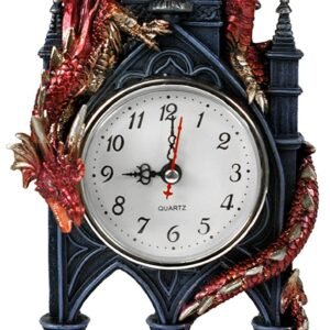 Fantasy Collection~ AL50380 Time Guardian Clock 17cm Red