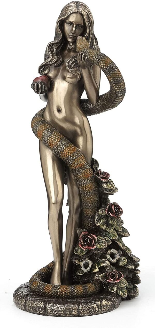 Magic  Collection~Original Sin by James Ryman Eve Holding Apple with Coiling Serpent Statue