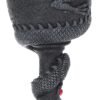 Fantasy Collection~ Dragon Coil Goblet 20cm Black, Resin w/Stainless Steel Insert