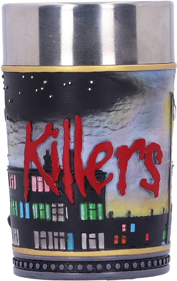 Band Merchandise~ Officially Licensed Iron Maiden The Killers Eddie Album Shot Glass, Black, 8.5cm