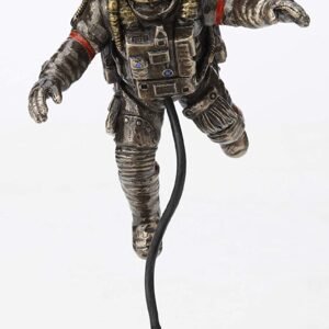 Magic  Collection~6 1/8 Inch Zero G Astronaut Moon Landing Space Walk Cold Cast Resin Bronze Finish Statue Home Decor