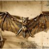 Magicun  Collection~Design Toscano Cyber Bat Steampunk Wall Sculpture
