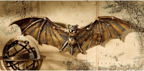 Magicun  Collection~Design Toscano Cyber Bat Steampunk Wall Sculpture