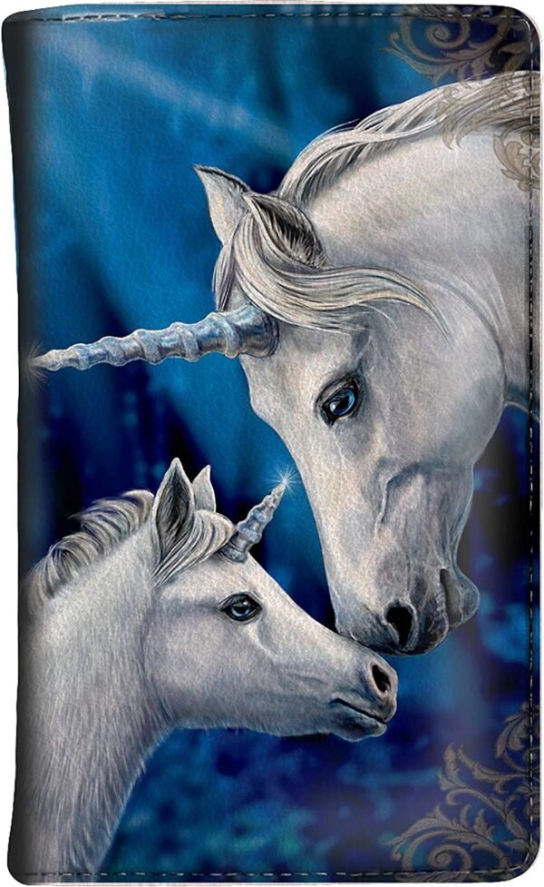 Artist Collections~ Sacred Love Lisa Parker Purse 3cm Blue, PU, 14cm