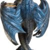 Artist Collections~ Dragon Heart Anne Stokes Candle Holder 28cm Blue
