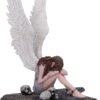 Artist Collections~ Spiral Gothic Enslaved Angel in Chains Figurine, Silver, 27.5cm