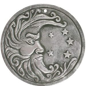 Spirit of Equinox Silver Effect Moon Plaque