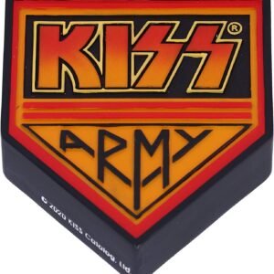 Band Merchandise~ Officially Licensed KISS Army Logo Bottle Opener Magnet, Black, 8cm