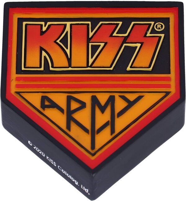Band Merchandise~ Officially Licensed KISS Army Logo Bottle Opener Magnet, Black, 8cm