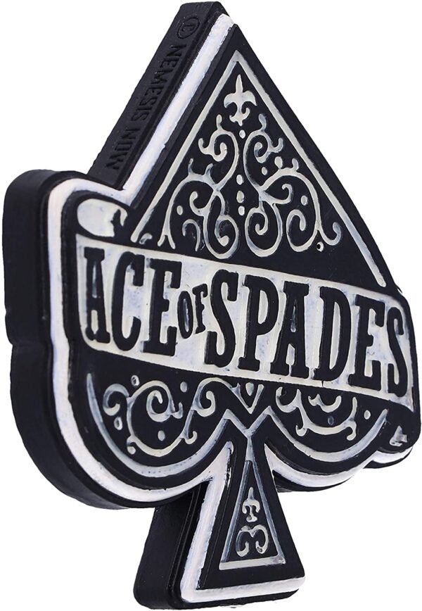 Magicun N.Giftware~Officially Licensed Motorhead Ace of Spades Fridge Magnet, 6.5cm, Black