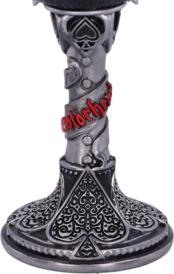Band Merchandise~ Officially Licensed Motorhead Ace of Spades Warpig Snaggletooth Goblet, Silver, 19.5cm