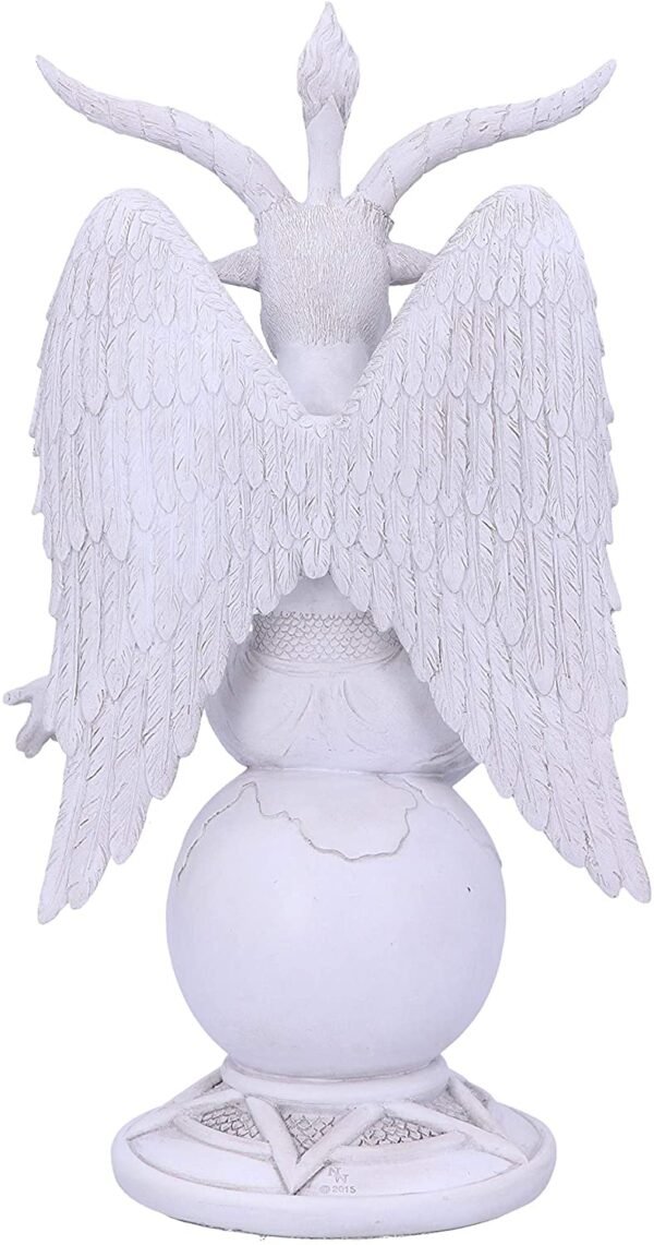 Magicun N.Giftware~Dark Lord 26cm White Baphomet Figurine