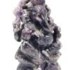 Magicun  Collection~Amethyst Handmade Carving of Ganesh - Lord Ganesha Idol | Sculpture | Murti in Crystals and Gemstones - Reiki/Chakra/Healing - 7 inches and 1.9kg (4.2 lb)