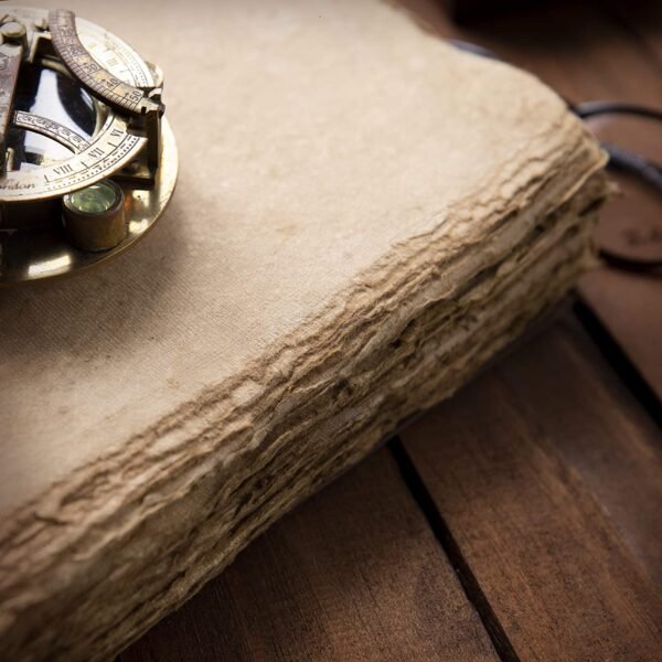 Witchcraft~Vintage Leather Journal Tree of Life - Leather Bound Journal - Antique Paper - Beautiful Embossed Tree Leather Sketchbook - For Drawing Sketching and Writing - 200 Pages (7.5" x 5.5", Vintage Brown)