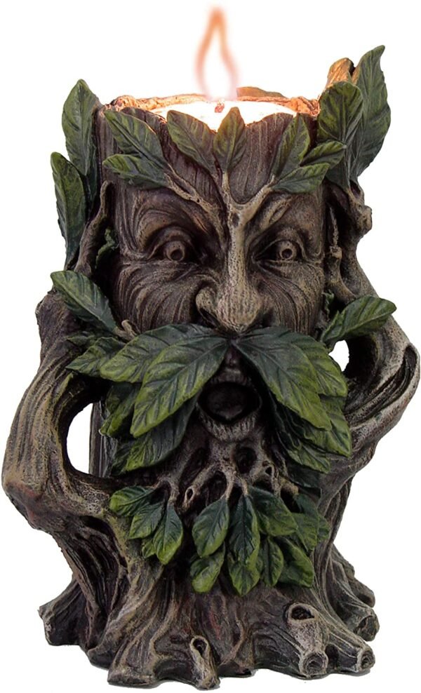 Light Collection~Wildwood Tealight Holder 18cm Brown