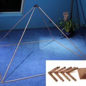 Meditation Pyramid - 6ft 51-Degree Copper Pyramid System for Healing