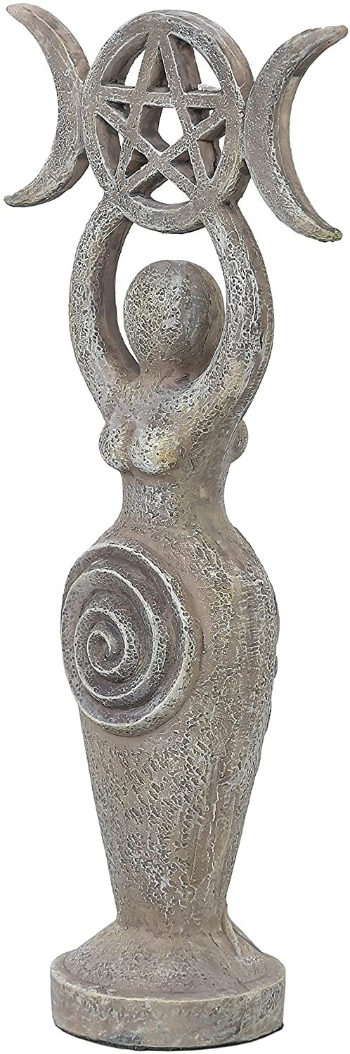 Witchcraft~Altar Cloth Goddess Statue Spiral Wiccan Triple Moon Pentagram Pentacle Pendant Altar Supplies Kit