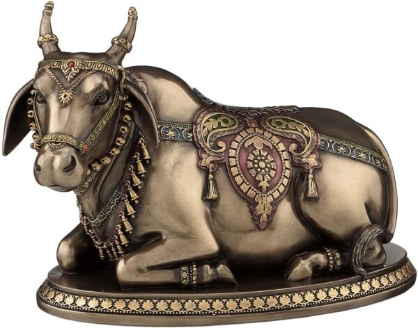 Magic  Collection~Nandi The Gatekeeper of Shiva and Parvati Statue Sculpture 4.9" Tall