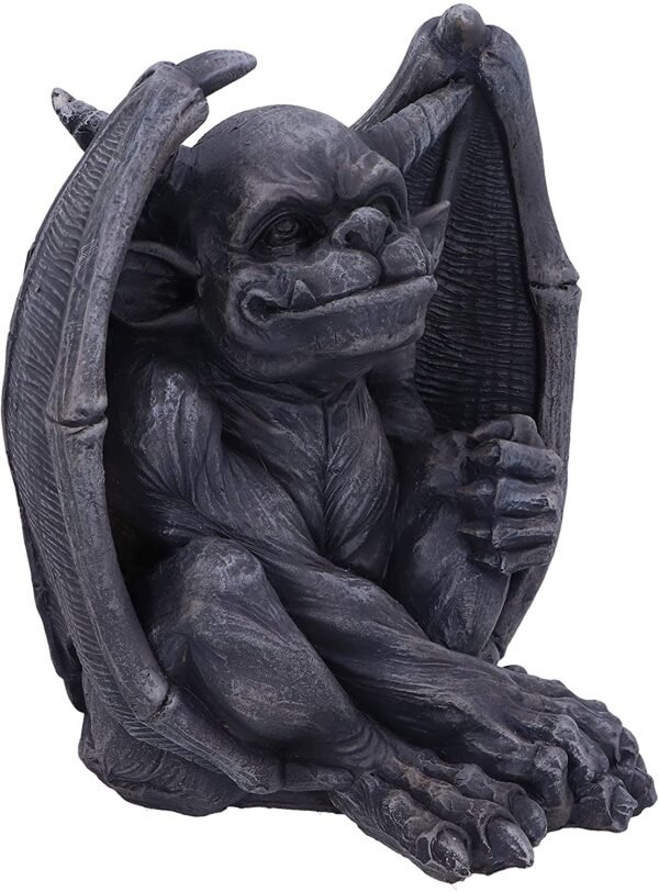 Dark Collection~Victor Dark Black Grotesque Gargoyle Figurine, 13cm
