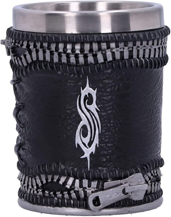 Band Merchandise~ Officially Licensed Slipknot Flaming Goat Logo Shot Glass, Black, 8.5cm